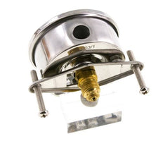 G1/4 Rear Connection Glycerine Pressure Gauge 0 to 160 bar 63mm