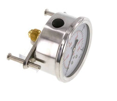 G1/4 Rear Connection Glycerine Pressure Gauge 0 to 160 bar 63mm