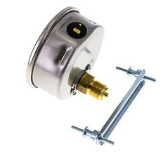 G1/2 Rear Connection Glycerine Pressure Gauge 0 to 16 bar 100mm WIKA