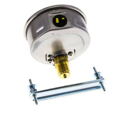 G1/2 Rear Connection Glycerine Pressure Gauge 0 to 16 bar 100mm WIKA