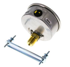 G1/2 Rear Connection Glycerine Pressure Gauge 0 to 16 bar 100mm WIKA