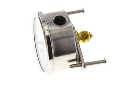 G1/4 Rear Connection Glycerine Pressure Gauge 0 to 1 bar 63mm