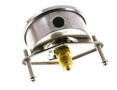 G1/4 Rear Connection Glycerine Pressure Gauge 0 to 1 bar 63mm