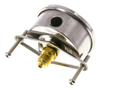 G1/4 Rear Connection Glycerine Pressure Gauge 0 to 1 bar 63mm