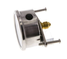 G1/4 Rear Connection Glycerine Pressure Gauge -1 to 0 bar 63mm