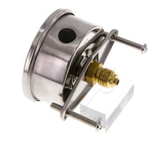 G1/4 Rear Connection Glycerine Pressure Gauge -1 to 0 bar 63mm