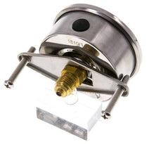 G1/4 Rear Connection Glycerine Pressure Gauge -1 to 0 bar 63mm