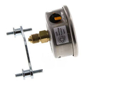 G1/4 Rear Connection Glycerine Pressure Gauge -1 to 0 bar 63mm WIKA