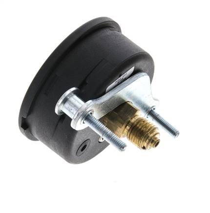 G1/4 Rear Connection Plastic Glycerine Pressure Gauge 0 to 1 bar 63mm WIKA