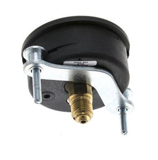 G1/4 Rear Connection Plastic Glycerine Pressure Gauge 0 to 1 bar 63mm WIKA