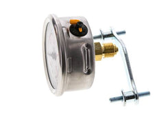G1/4 Rear Connection Glycerine Pressure Gauge 0 to 16 bar 63mm WIKA