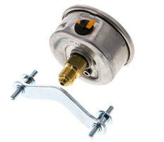 G1/4 Rear Connection Glycerine Pressure Gauge 0 to 16 bar 63mm WIKA