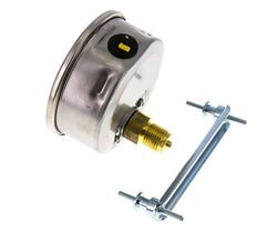 G1/2 Rear Connection Glycerine Pressure Gauge -1 to 9 bar 100mm WIKA