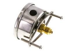 G1/4 Rear Connection Glycerine Pressure Gauge -1 to 9 bar 63mm