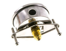 G1/4 Rear Connection Glycerine Pressure Gauge -1 to 9 bar 63mm