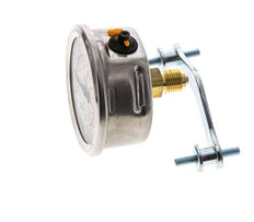 G1/4 Rear Connection Glycerine Pressure Gauge -1 to 9 bar 63mm WIKA