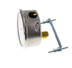 G1/2 Rear Connection Glycerine Pressure Gauge 0 to 2.5 bar 100mm WIKA