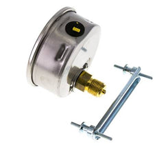 G1/2 Rear Connection Glycerine Pressure Gauge 0 to 2.5 bar 100mm WIKA