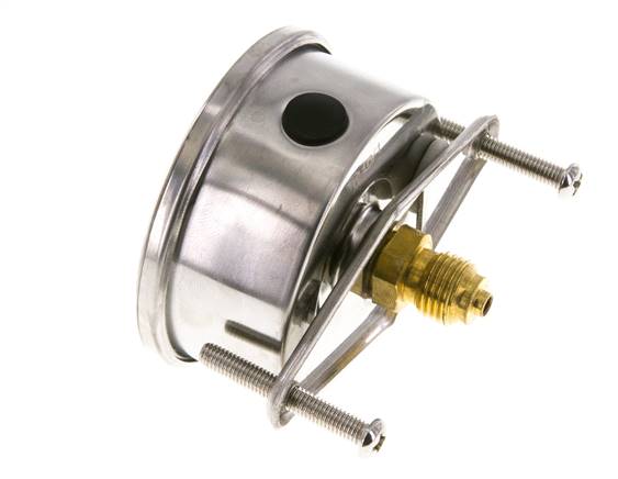 G1/4 Rear Connection Glycerine Pressure Gauge 0 to 2.5 bar 63mm