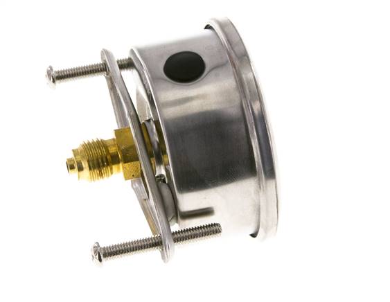 G1/4 Rear Connection Glycerine Pressure Gauge 0 to 2.5 bar 63mm