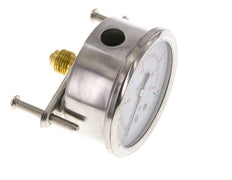 G1/4 Rear Connection Glycerine Pressure Gauge 0 to 2.5 bar 63mm