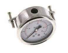 G1/4 Rear Connection Glycerine Pressure Gauge 0 to 2.5 bar 63mm