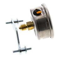 G1/4 Rear Connection Glycerine Pressure Gauge 0 to 2.5 bar 63mm WIKA