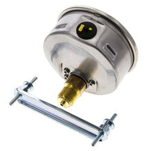G1/2 Rear Connection Glycerine Pressure Gauge 0 to 250 bar 100mm WIKA