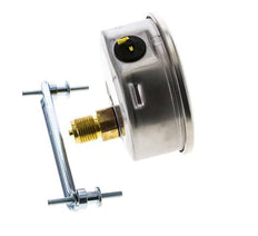 G1/2 Rear Connection Glycerine Pressure Gauge 0 to 250 bar 100mm WIKA