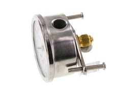 G1/4 Rear Connection Glycerine Pressure Gauge 0 to 250 bar 63mm