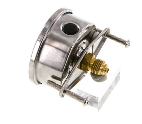 G1/4 Rear Connection Glycerine Pressure Gauge 0 to 250 bar 63mm