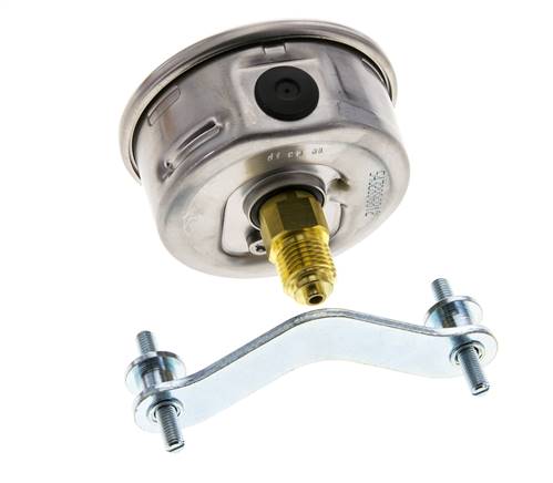 G1/4 Rear Connection Glycerine Pressure Gauge 0 to 250 bar 63mm WIKA