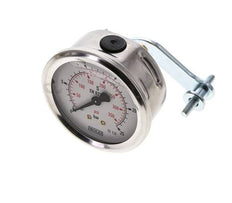 G1/4 Rear Connection Glycerine Pressure Gauge 0 to 25 bar 63mm WIKA