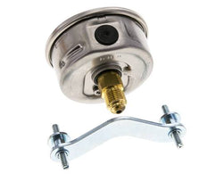 G1/4 Rear Connection Glycerine Pressure Gauge 0 to 25 bar 63mm WIKA