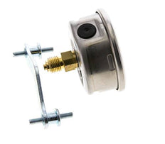 G1/4 Rear Connection Glycerine Pressure Gauge 0 to 25 bar 63mm WIKA