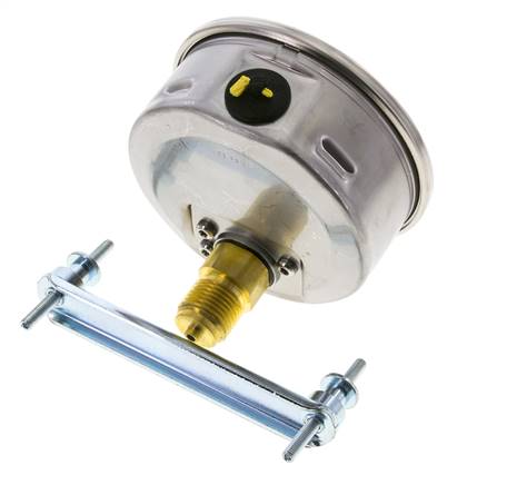 G1/2 Rear Connection Glycerine Pressure Gauge 0 to 400 bar 100mm WIKA