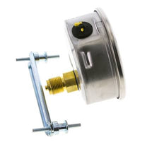G1/2 Rear Connection Glycerine Pressure Gauge 0 to 400 bar 100mm WIKA