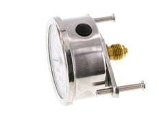 G1/4 Rear Connection Glycerine Pressure Gauge 0 to 400 bar 63mm