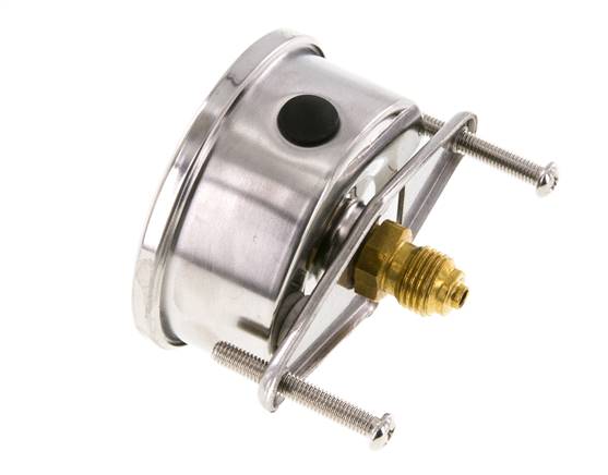 G1/4 Rear Connection Glycerine Pressure Gauge 0 to 400 bar 63mm