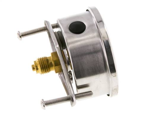 G1/4 Rear Connection Glycerine Pressure Gauge 0 to 400 bar 63mm