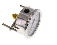 G1/4 Rear Connection Glycerine Pressure Gauge 0 to 40 bar 63mm