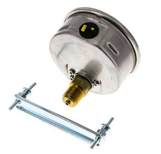G1/2 Rear Connection Glycerine Pressure Gauge 0 to 4 bar 100mm WIKA