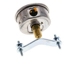 1/2 NPT Rear Connection Glycerine Pressure Gauge 0 to 4 bar 63mm WIKA