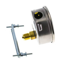 G1/2 Rear Connection Glycerine Pressure Gauge 0 to 600 bar 100mm WIKA