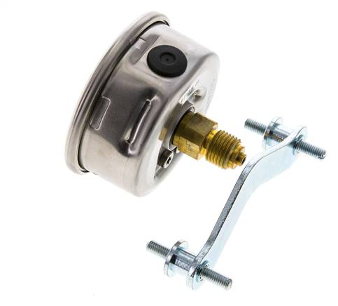 G1/4 Rear Connection Glycerine Pressure Gauge 0 to 600 bar 63mm WIKA