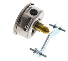 G1/4 Rear Connection Glycerine Pressure Gauge 0 to 600 bar 63mm WIKA