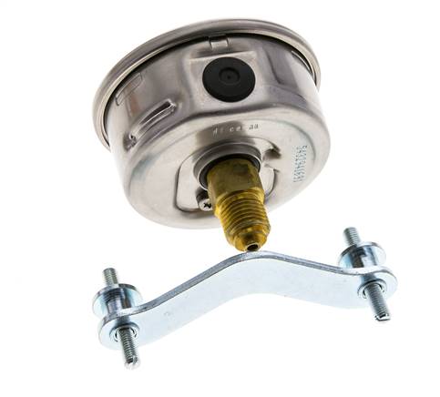 G1/4 Rear Connection Glycerine Pressure Gauge 0 to 600 bar 63mm WIKA