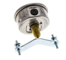 G1/4 Rear Connection Glycerine Pressure Gauge 0 to 600 bar 63mm WIKA