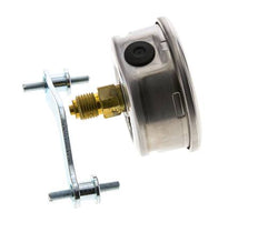 G1/4 Rear Connection Glycerine Pressure Gauge 0 to 600 bar 63mm WIKA