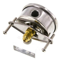 G1/4 Rear Connection Glycerine Pressure Gauge 0 to 60 bar 63mm